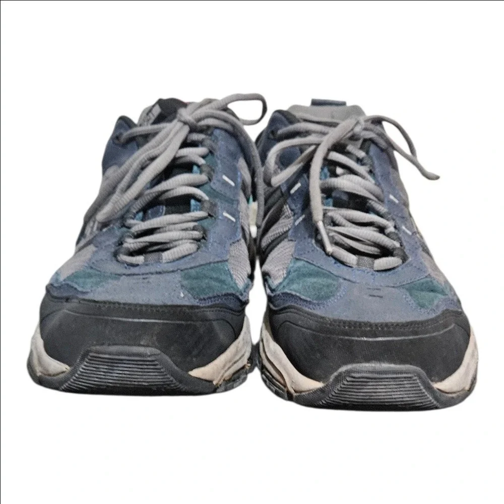 Skechers Vigor 2.0 Trait Mens Size 15 Navy Blue Grey Trail Sneakers Shoes